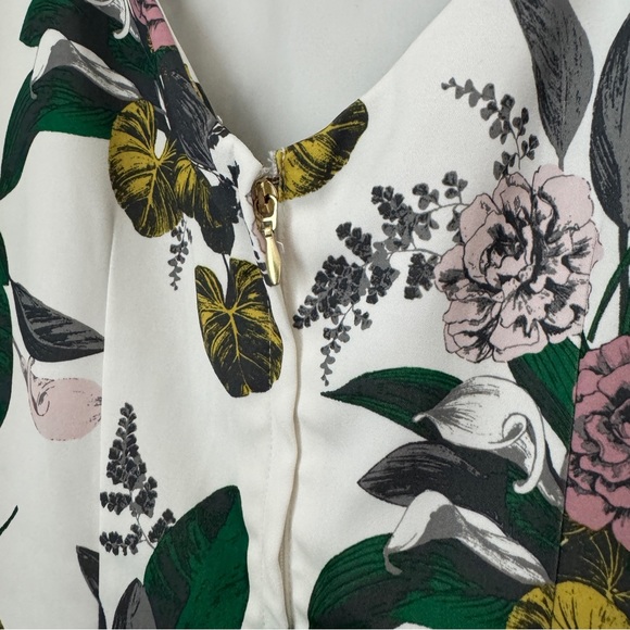 H&M Sleeveless Floral Beaded A-Line Dress - Picture 6 of 9